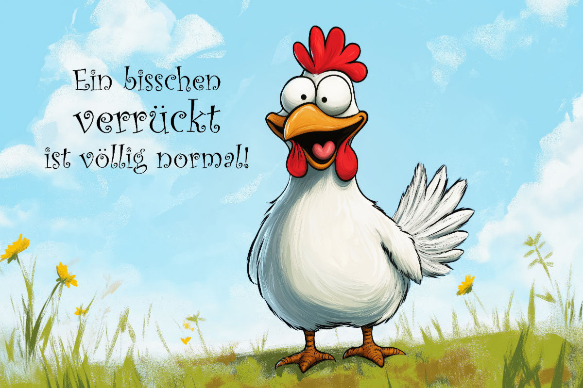 Verrücktes Huhn