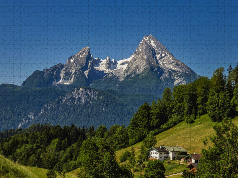 Der Watzmann in den Berchtesgadener Alpen