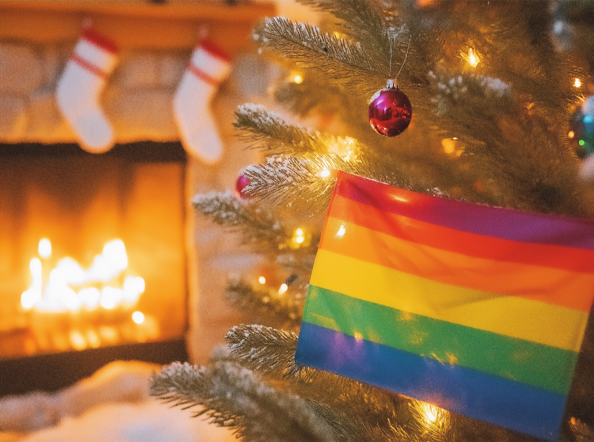 Weihnachts-Pride - LGBTQ+ Stolz und Regenbogenfarben in der festlichen Jahreszeit