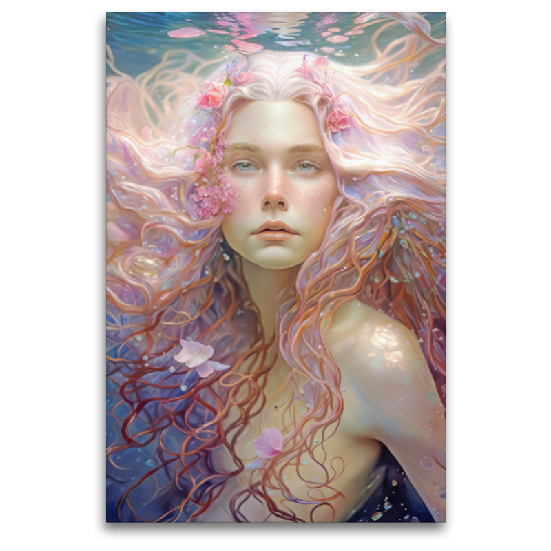 Mermaid in pastel colours