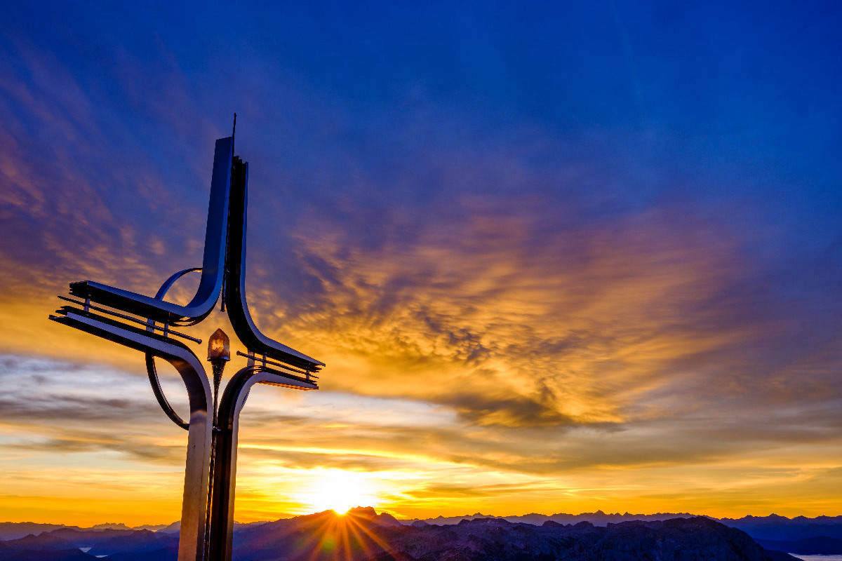 Gipfelkreuz des Hohen Göll