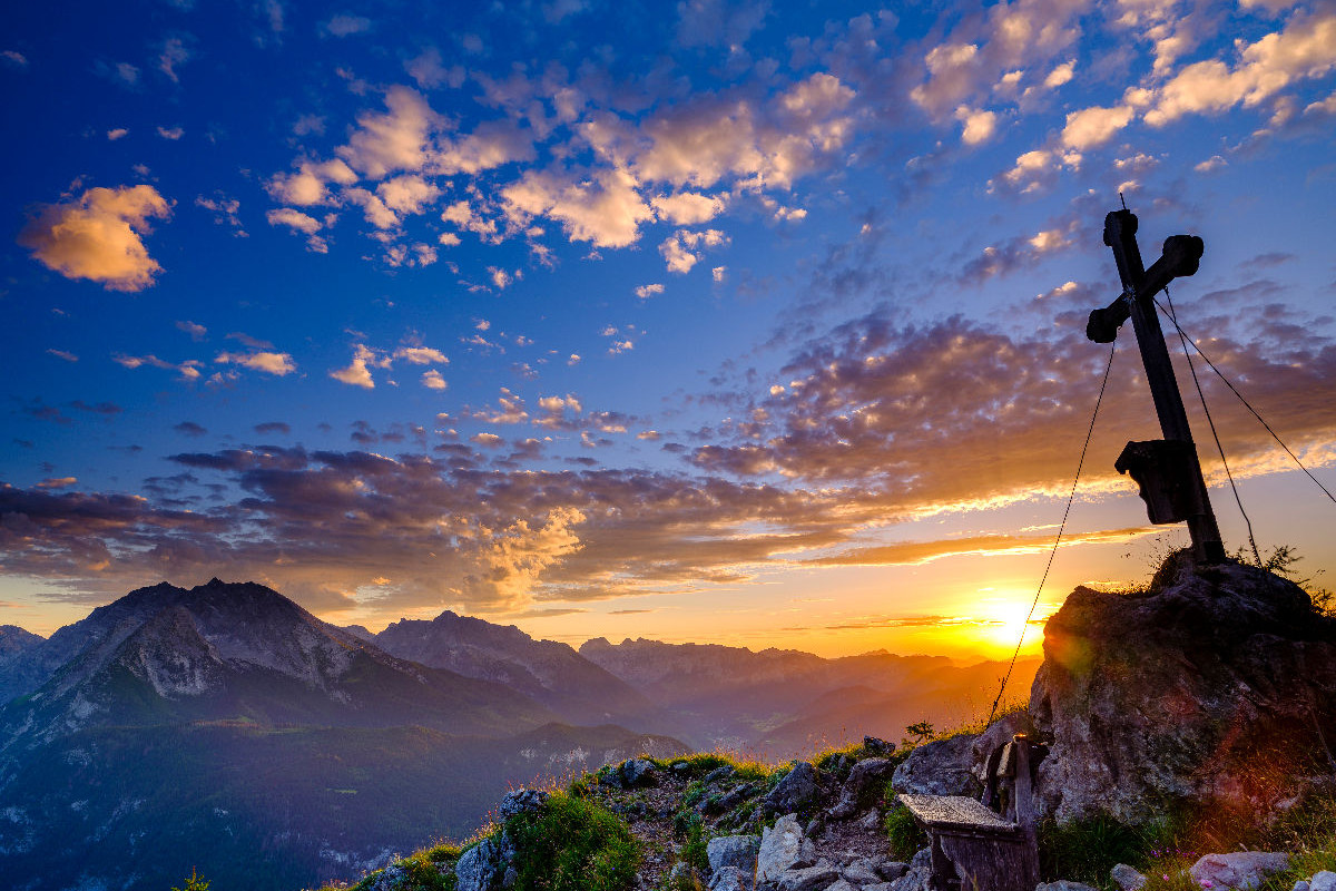 Sonnenuntergang im Nationalpark Berchtesgaden