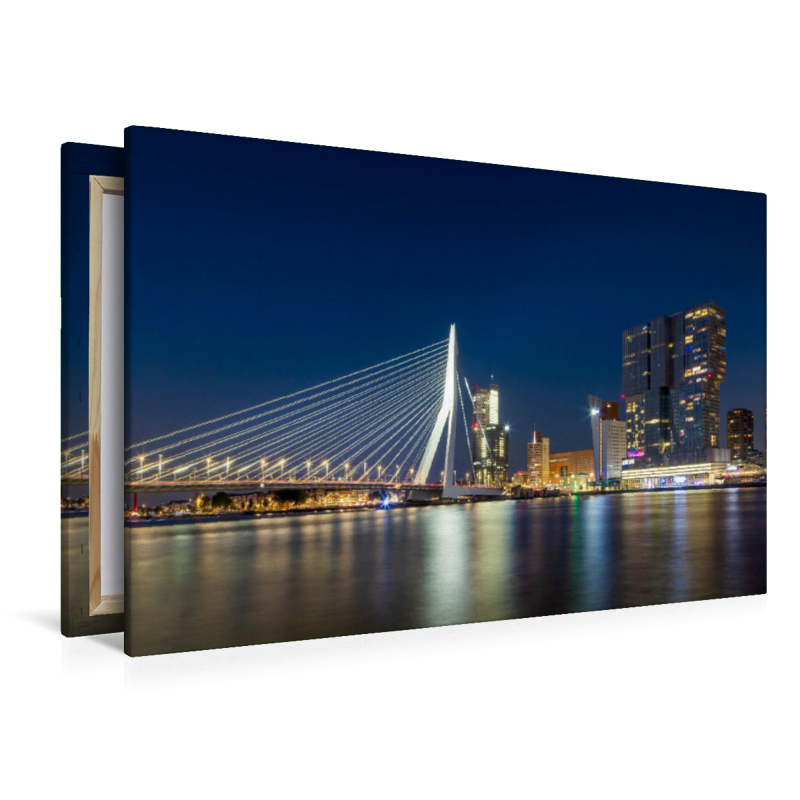 ROTTERDAM Erasmusbrücke bei Nacht