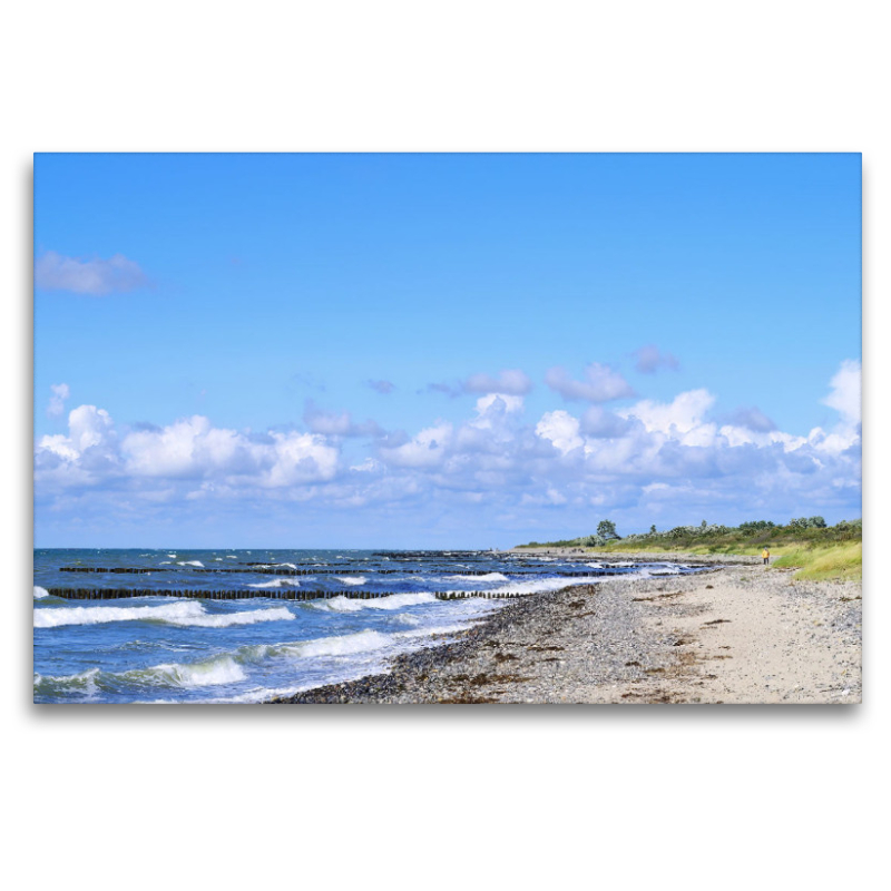 Der wilde Ostseestrand bei Dranske auf der Insel Rügen