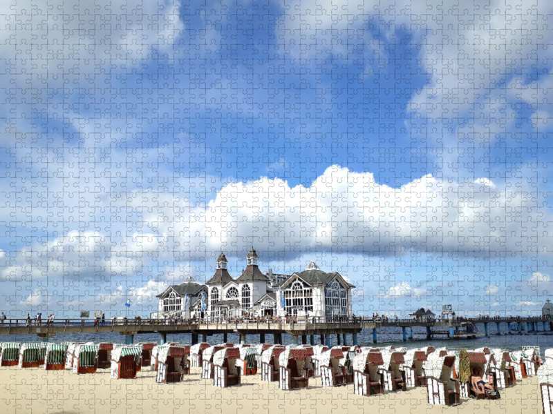 Seebrücke von Sellin auf der Insel Rügen