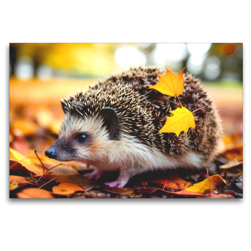 Igel im Herbst