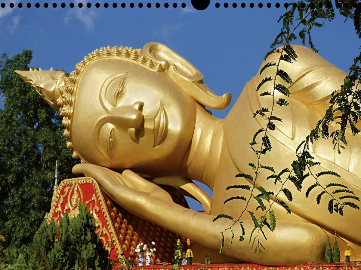 Liegender Buddha, Vientiane, Laos