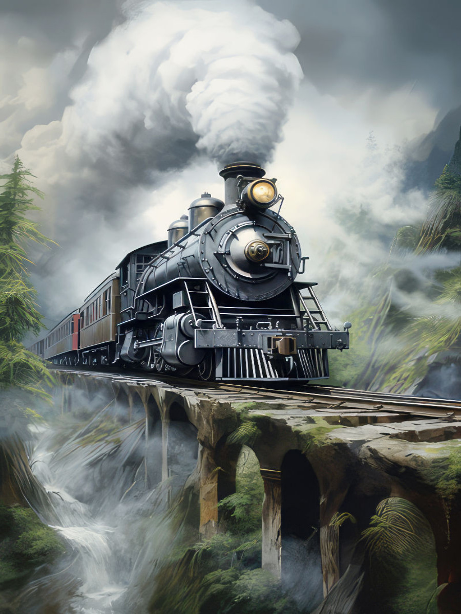 Locomotives steampunk