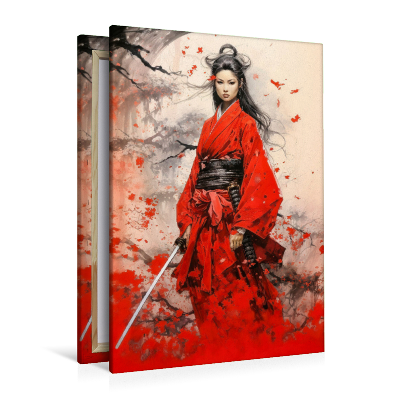 Samurai, die bewundernswerte Kämpferin