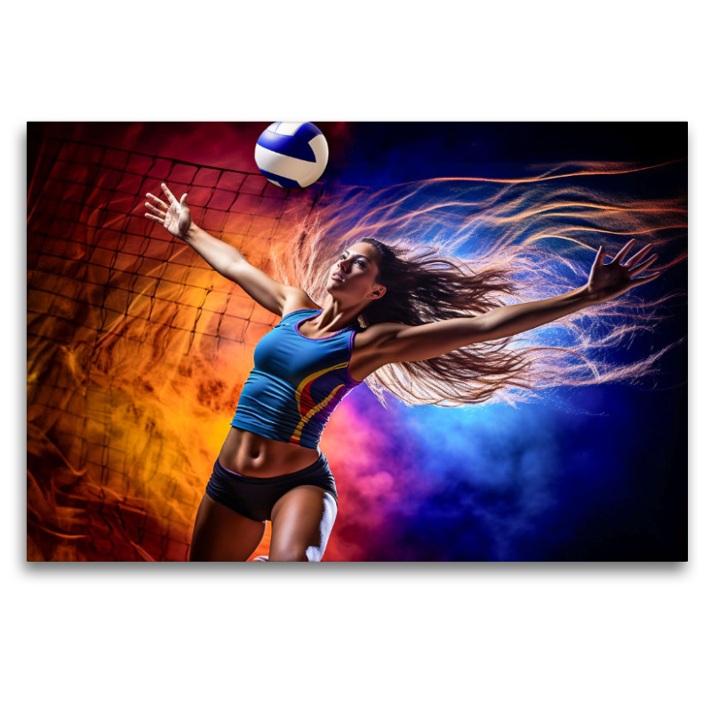 Ein Motiv aus dem Kalender Volleyball und Motivation