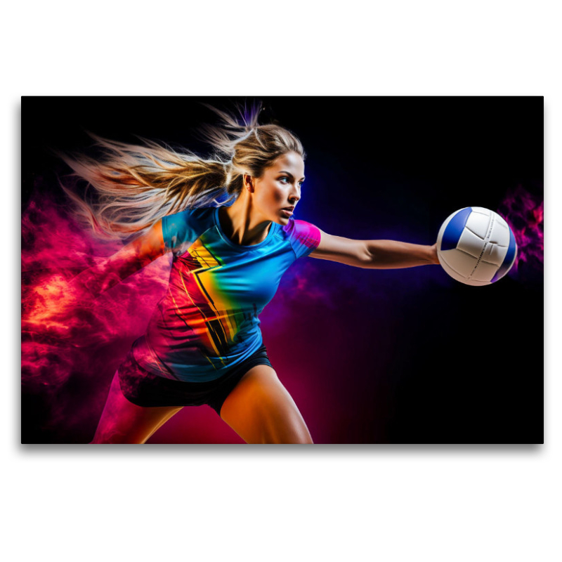 Ein Motiv aus dem Kalender Volleyball und Motivation