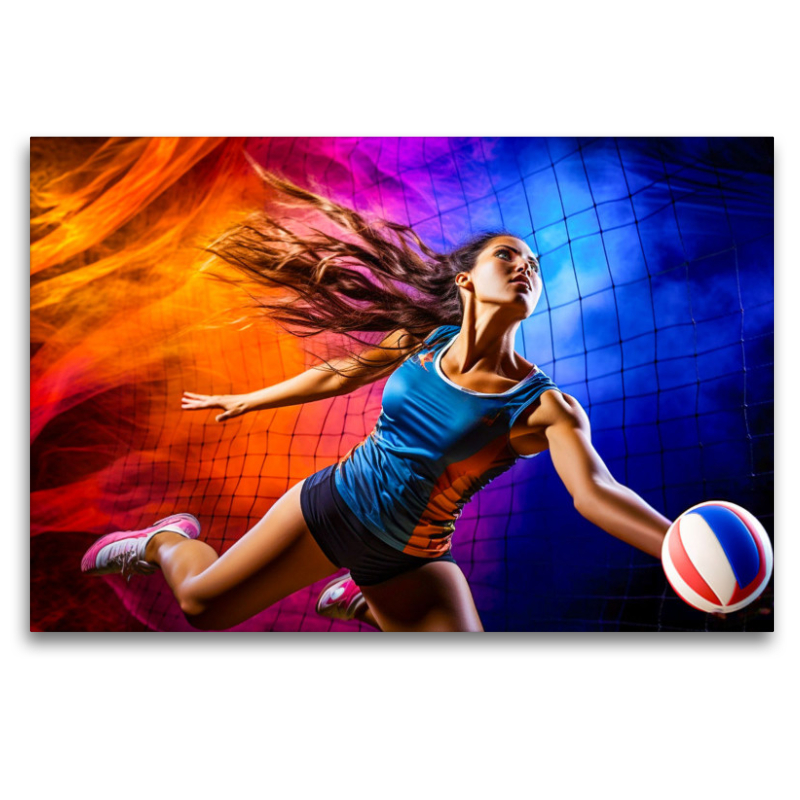 Ein Motiv aus dem Kalender Volleyball und Motivation