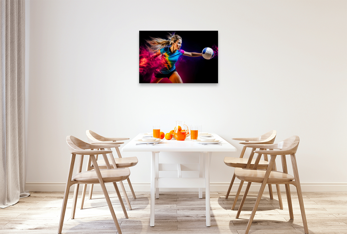Ein Motiv aus dem Kalender Volleyball und Motivation
