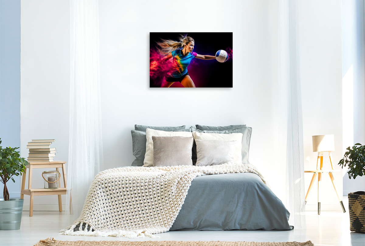 Ein Motiv aus dem Kalender Volleyball und Motivation