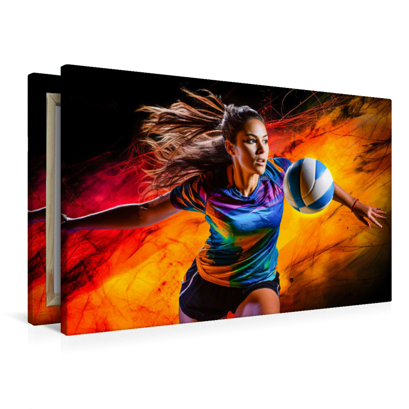 Ein Motiv aus dem Kalender Volleyball und Motivation