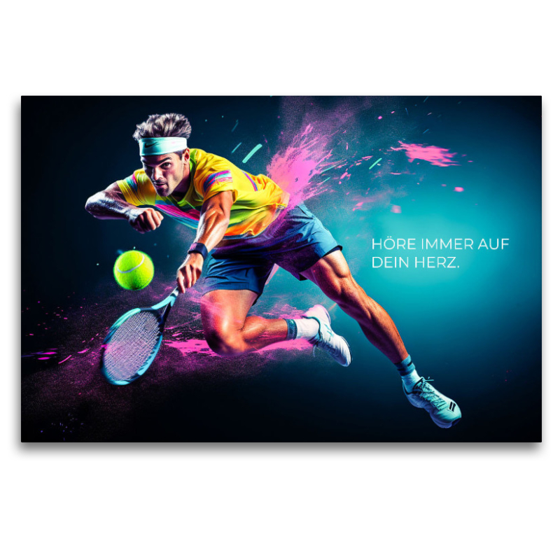 Ein Motiv aus dem Kalender Tennis und Motivation