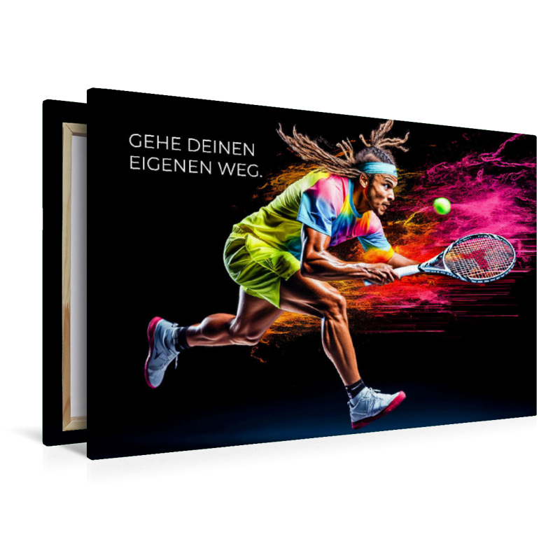 Ein Motiv aus dem Kalender Tennis und Motivation