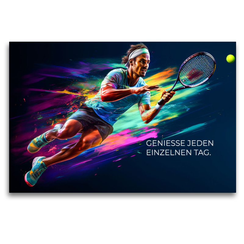 Ein Motiv aus dem Kalender Tennis und Motivation