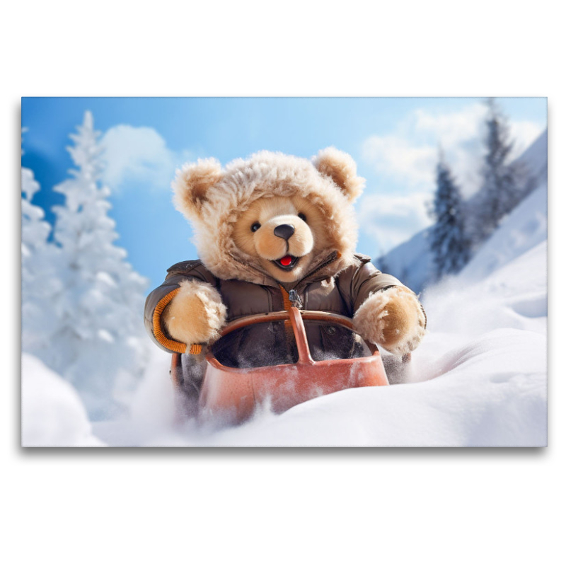 Ein Motiv aus dem Kalender Teddybär und seine Abenteuer