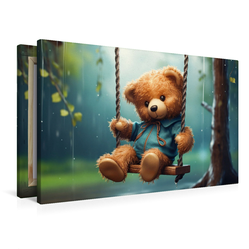 Teddybär auf der Schaukel