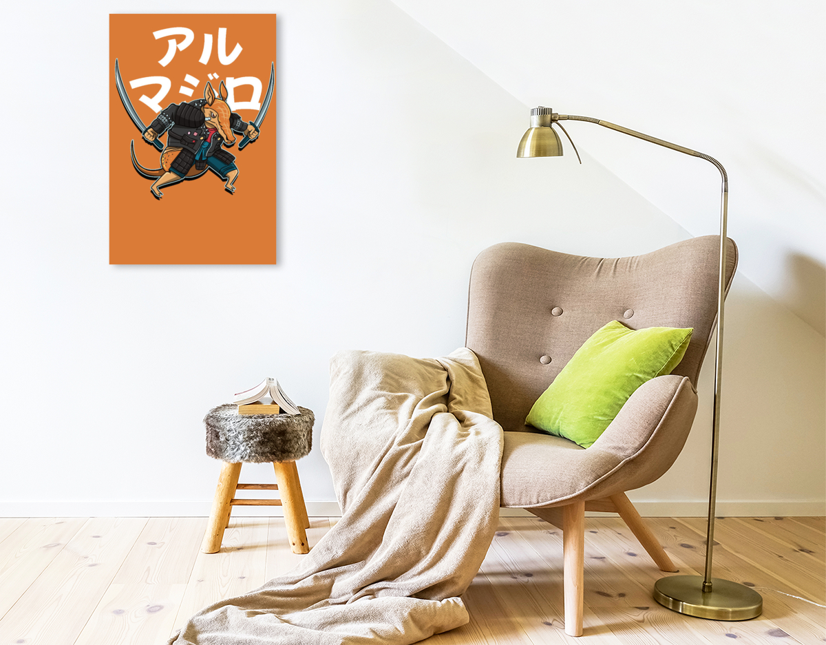 Gürteltier Samurai