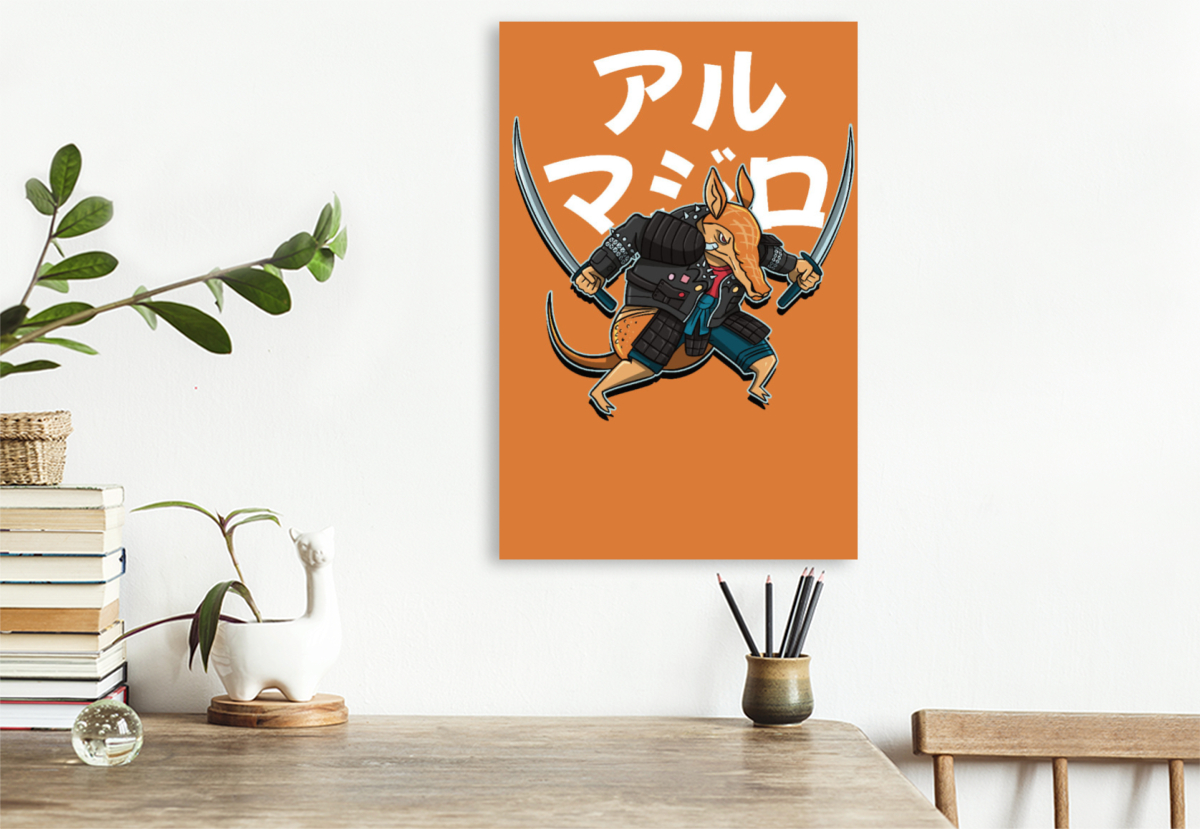 Gürteltier Samurai