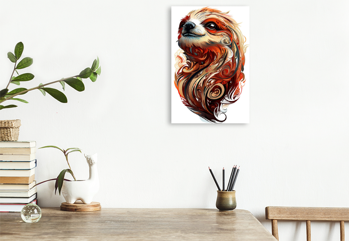 Faultier im Tattoo Design