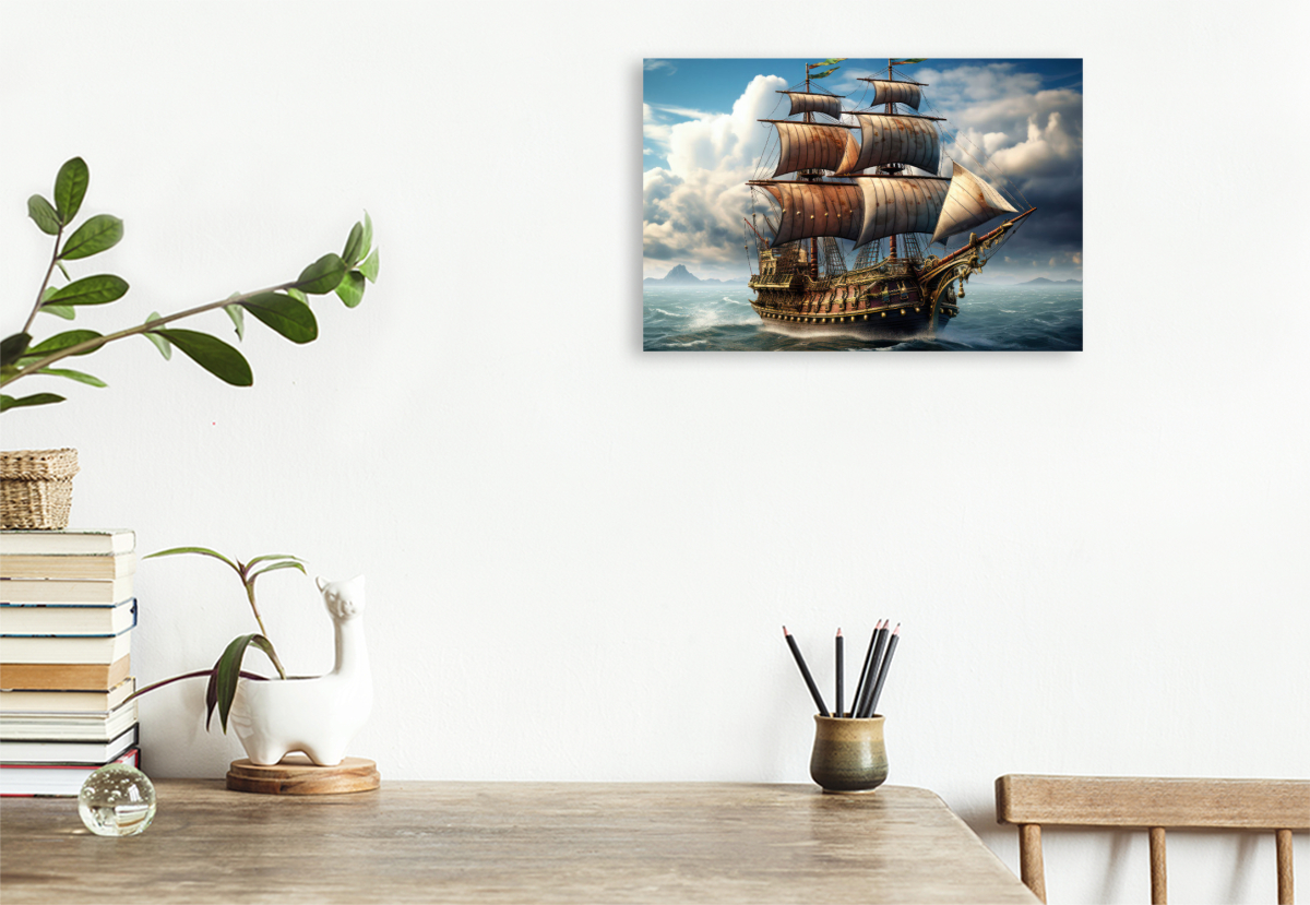 Segelschiff auf dem Meer