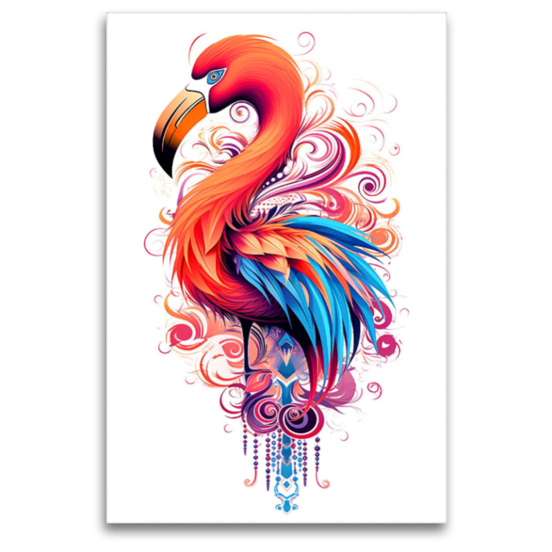 Flamingo im Tattoo Design