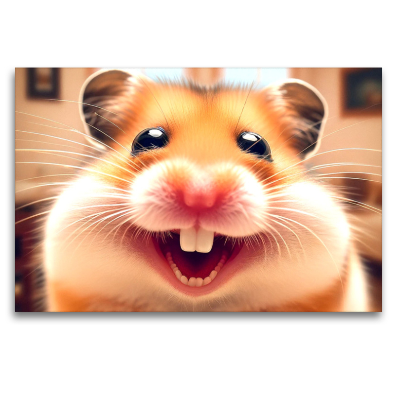 Grinsender Hamster