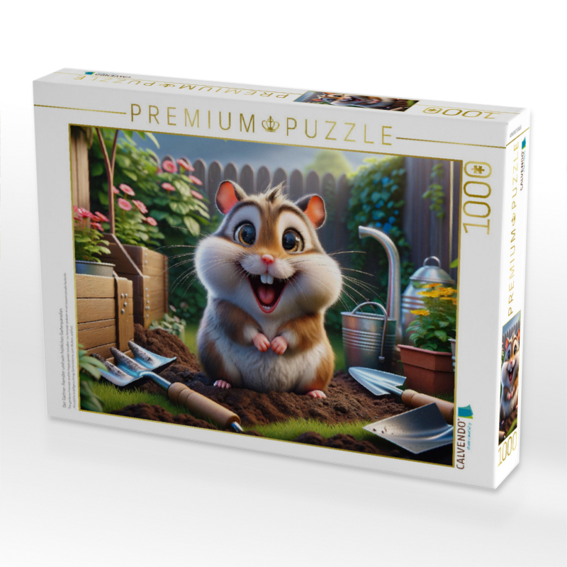 Der Gärtner-Hamster und sein fröhliches Gartenparadies