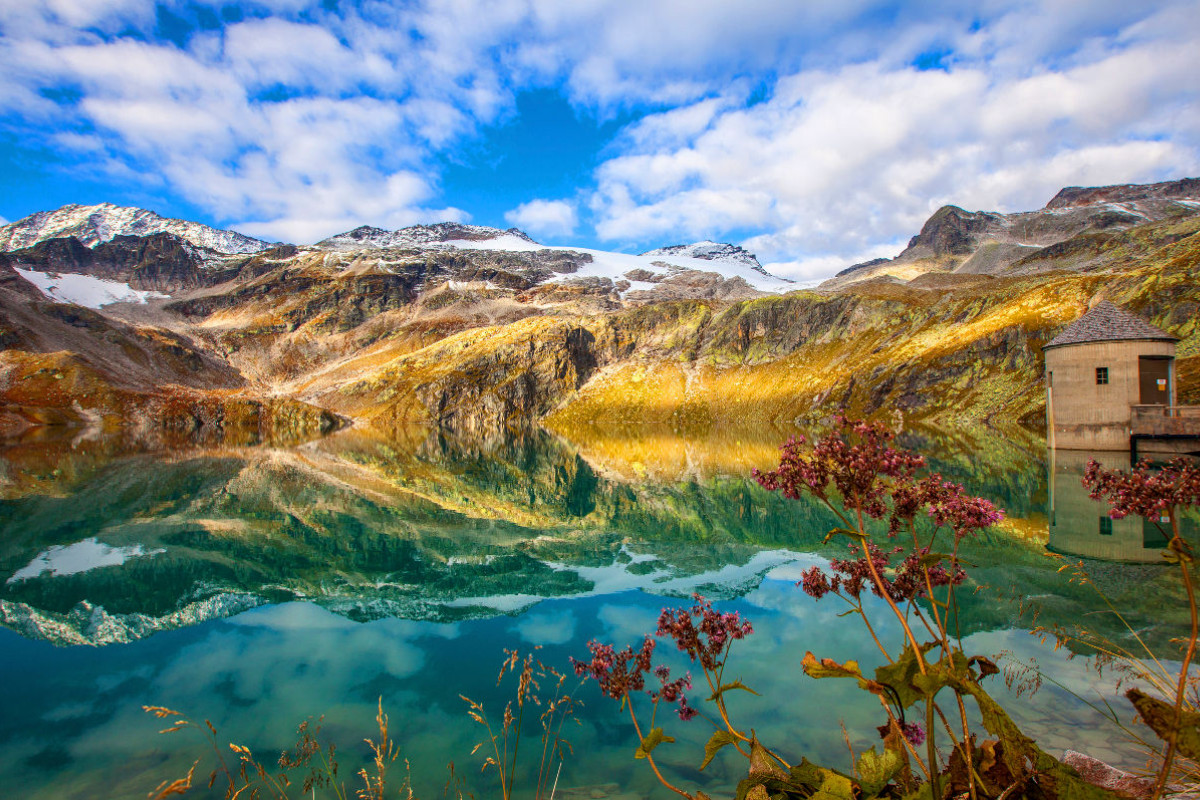 Spiegelung am Weißsee