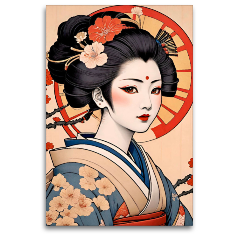 Eine japanische Geisha