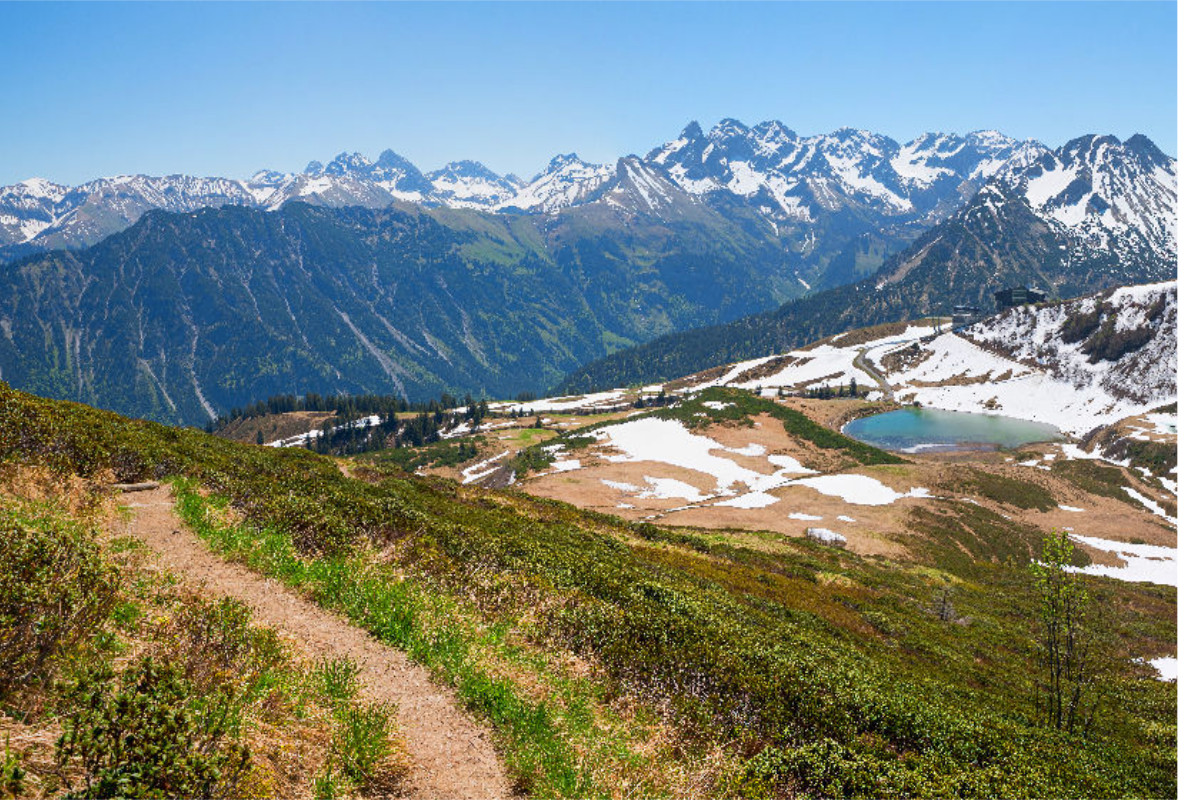 Wanderweg am Fellhorn