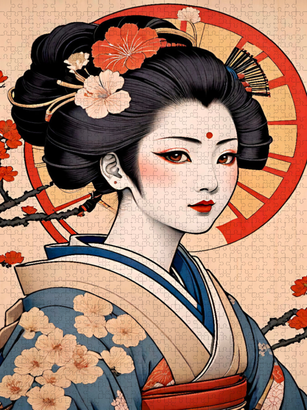 Eine japanische Geisha