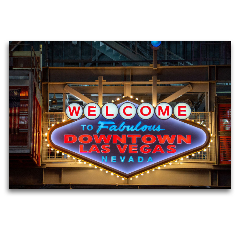 Welcome to Fabulous Downtown Las Vegas – Wanddekoration USA