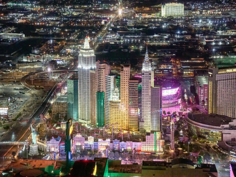 Las Vegas Skyline bei Nacht