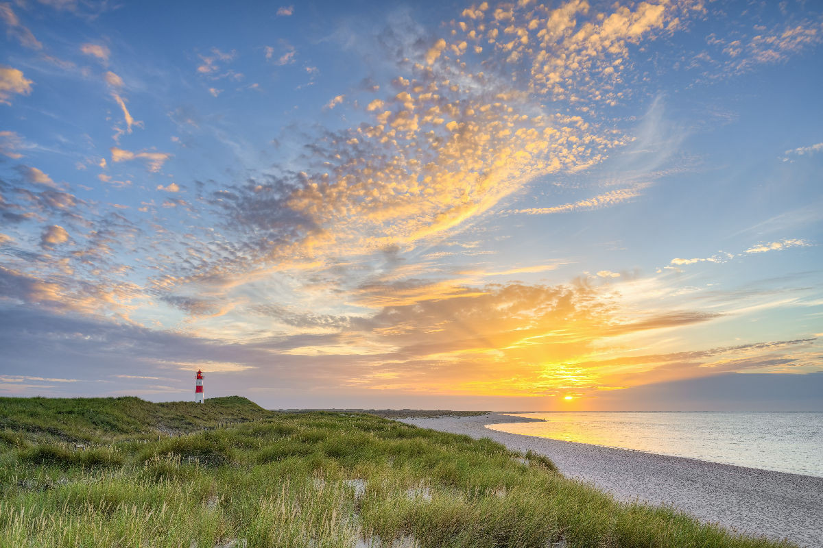 Abendstimmung am Ellenbogen auf Sylt