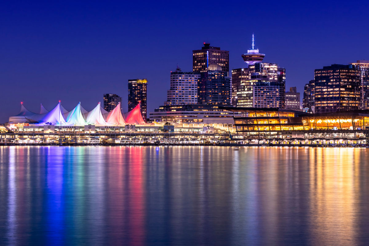 Zauberhafte Abendimpression aus Vancouver