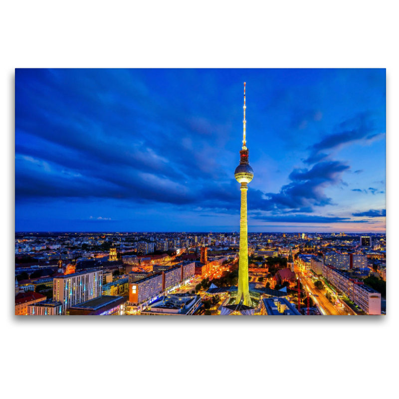 Der Fernsehturm in Berlin am Alexanderplatz