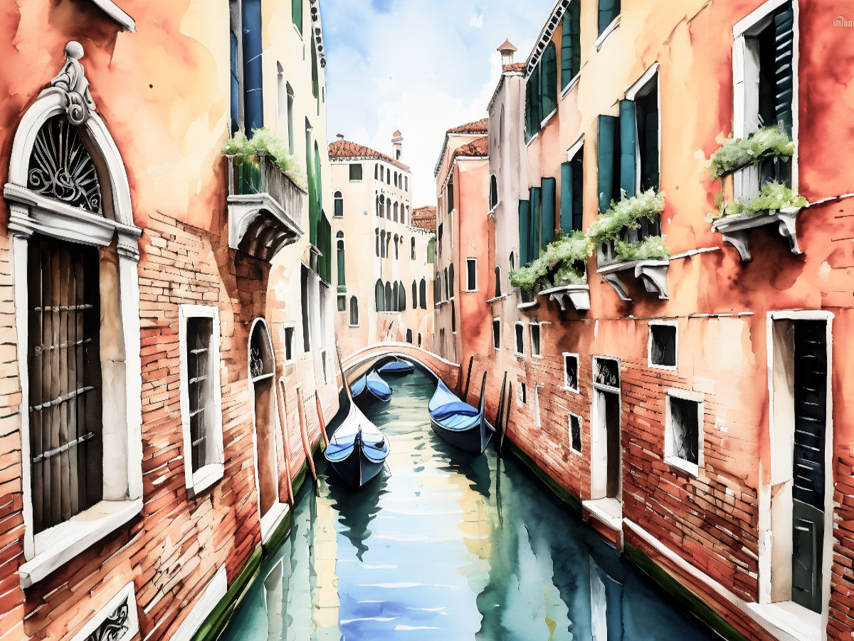 Kanal in Venedig