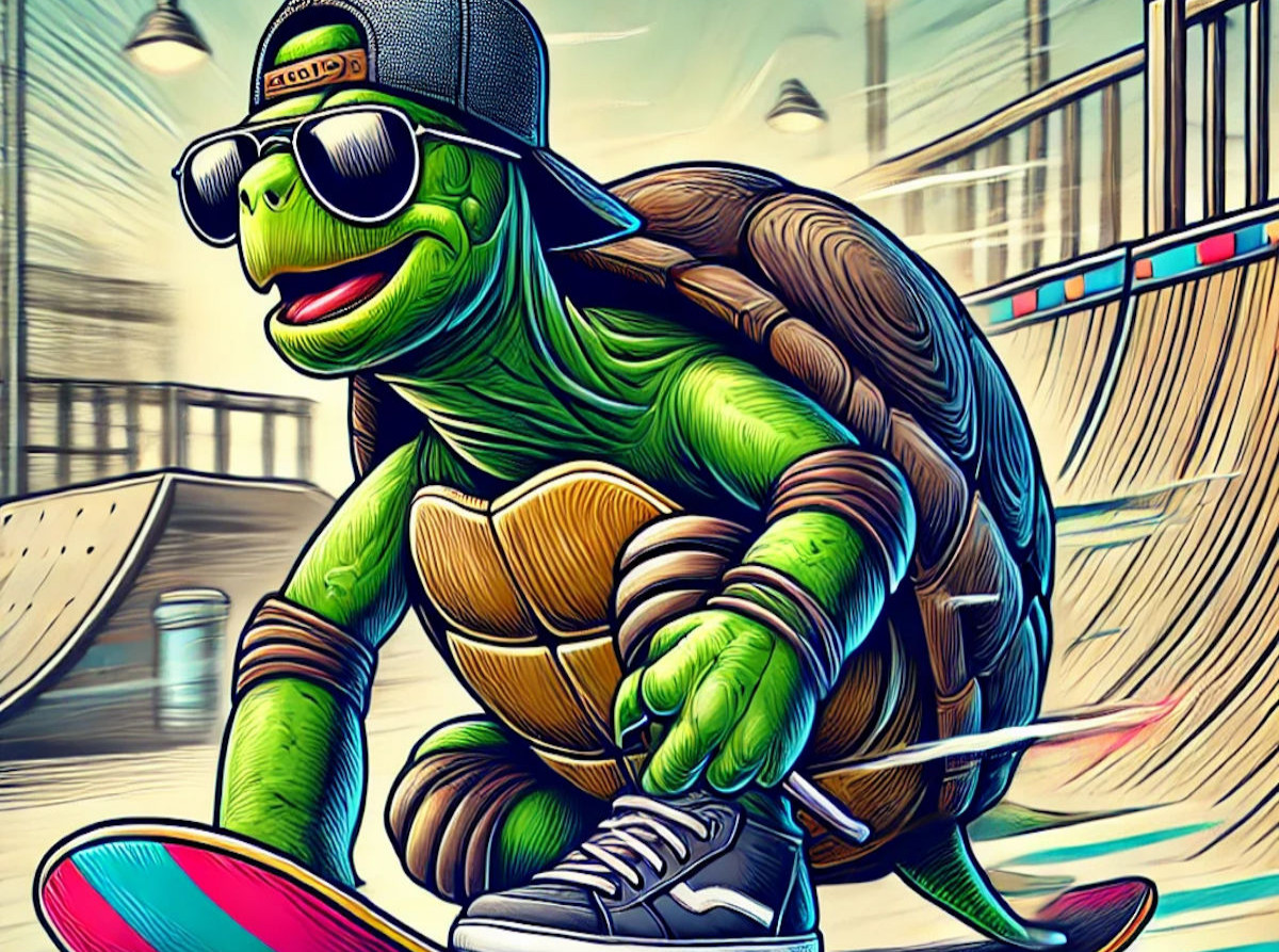 Skater-Turtle: Langsam war gestern