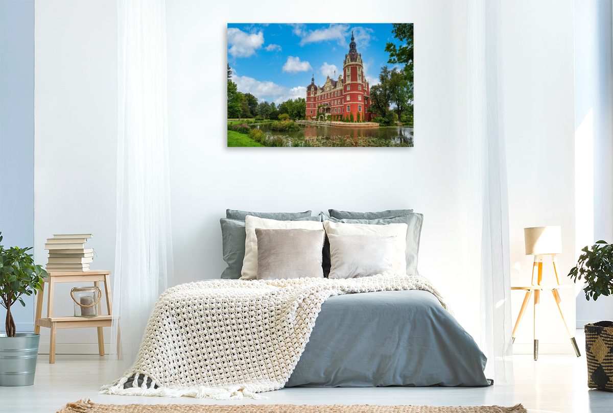 Ein Blick auf das Schloss Fürst-Pückler in Bad Muskau