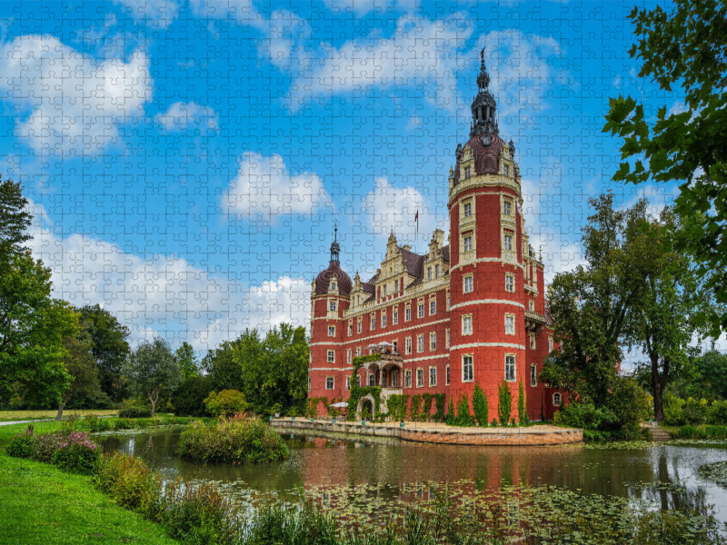 Ein Blick auf das Schloss Fürst-Pückler in Bad Muskau