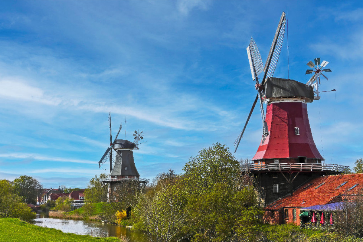 Die Zwillingsmühlen von Greetsiel