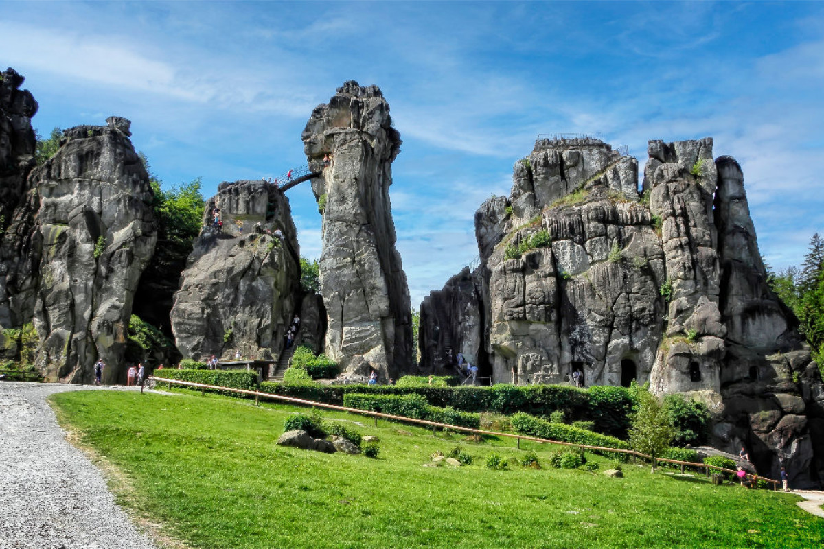 Die Externsteine im Teutoburger Wald