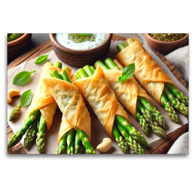 Knursprige Spargel-Wraps