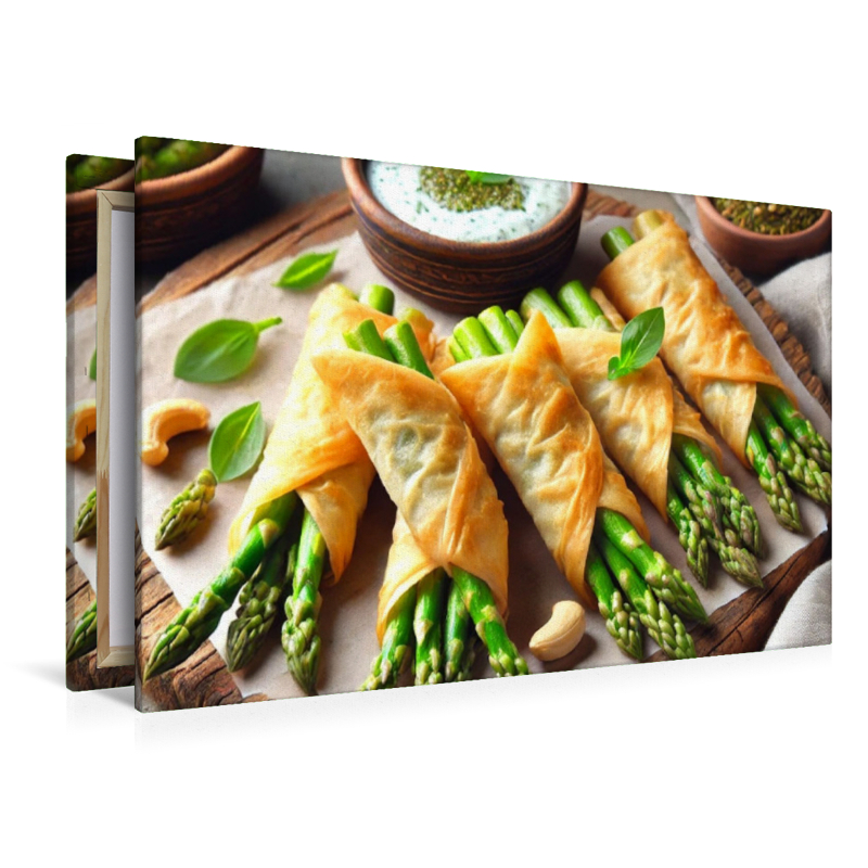 Knursprige Spargel-Wraps