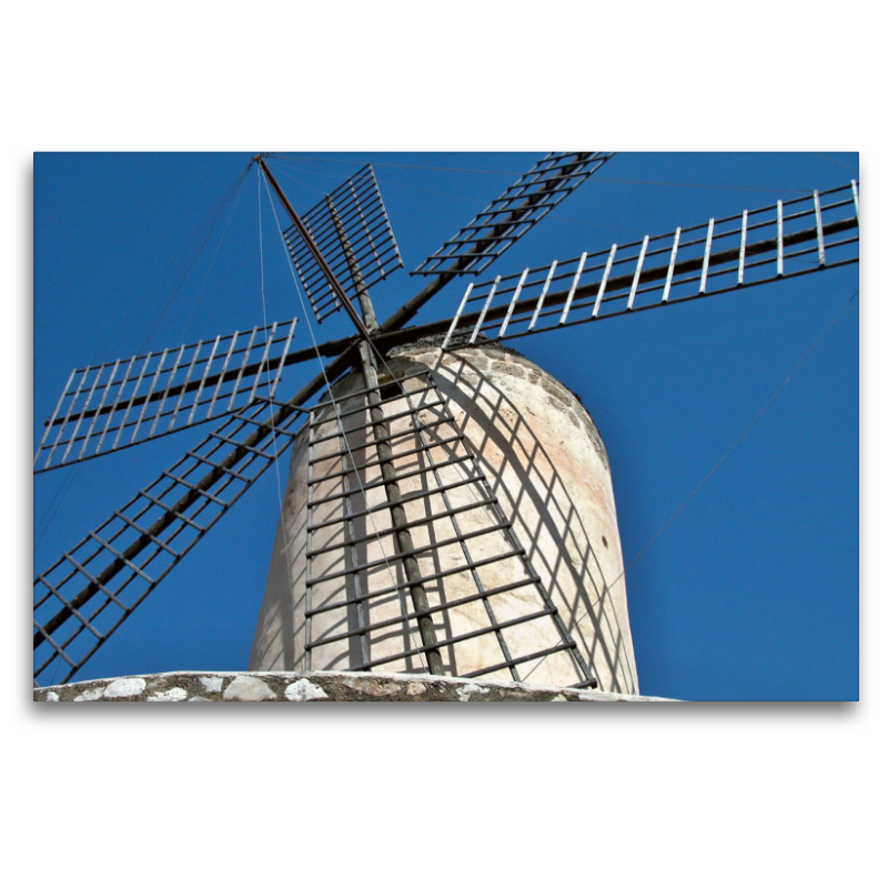 Traditionelle Windmühle auf Mallorca