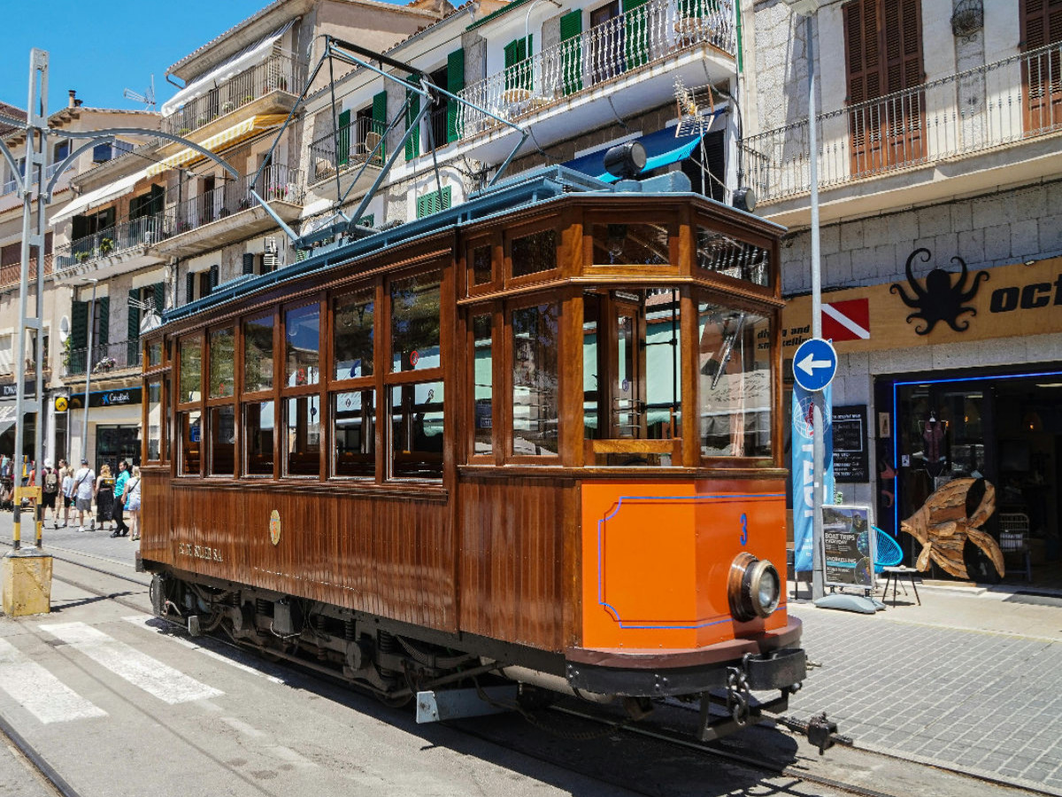 Historische Straßenbahn in Soller